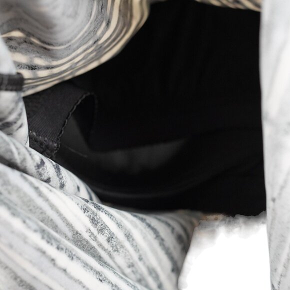 Free Country Womens Strappy Two-Piece Set High-Neck Tank Top & Shorts Black & Wh - Picture 7 of 15